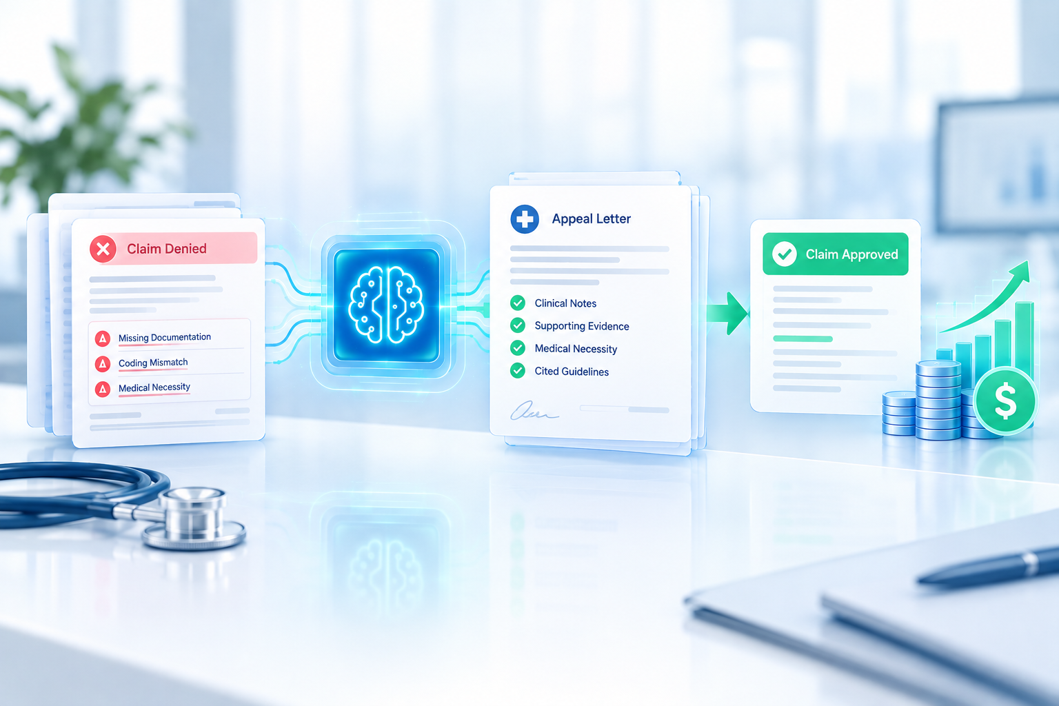 Automated appeal letter generation